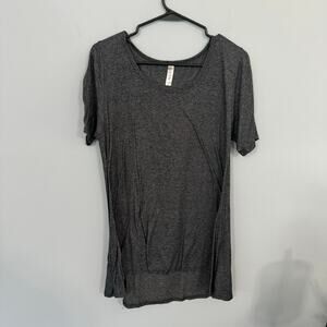 Lularoe Short Sleeve Heather Gray Tee Shirt Size Small